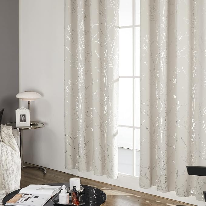 Deconovo Living Room Curtains 45 Inches Long, Thermal Insulated, Room Darkening - Image 5