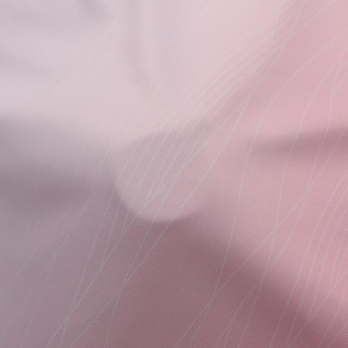 Pink and Greyish White Ombre Blackout Curtains 45 Inch Long - Image 8