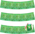 BEISHIDA Shining Green Fringe Garland Banner Wall Tinsel Foil Streamers | 3Pack by Beishida
