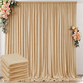 20 ft x 8 ft Thick Champagne Backdrop Curtain by Outpain