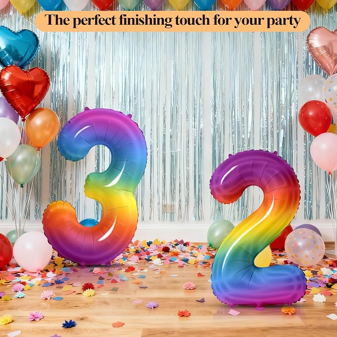 Number 67 Balloons for 67th Birthday Party Decorations, 0-100 Large No.67 - Image 5