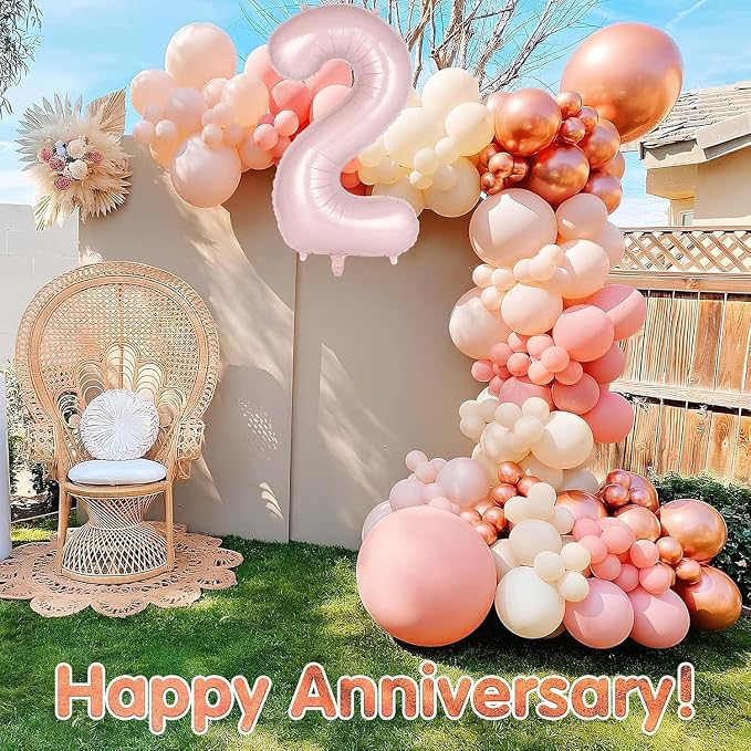 Light Pink Number 20 Balloon, 40 Inch Giant Mylar Number Balloons, Large Foil - Image 7