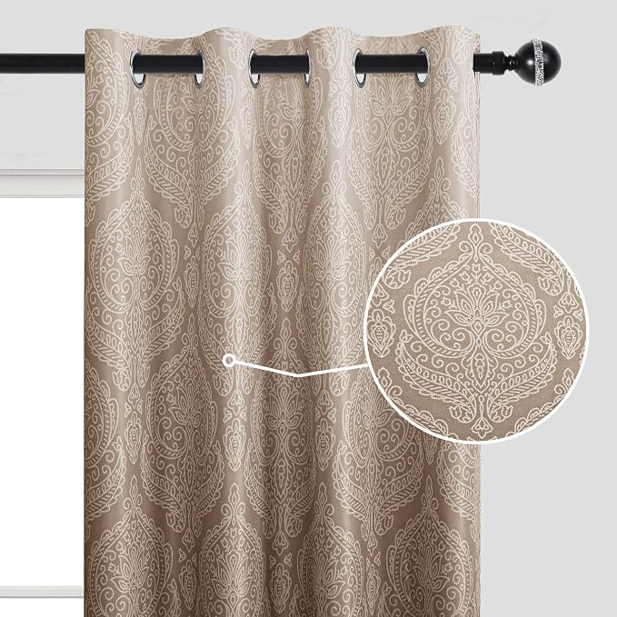 DWCN 100% Blackout Curtains for Bedroom 102 Inch Long - Image 4