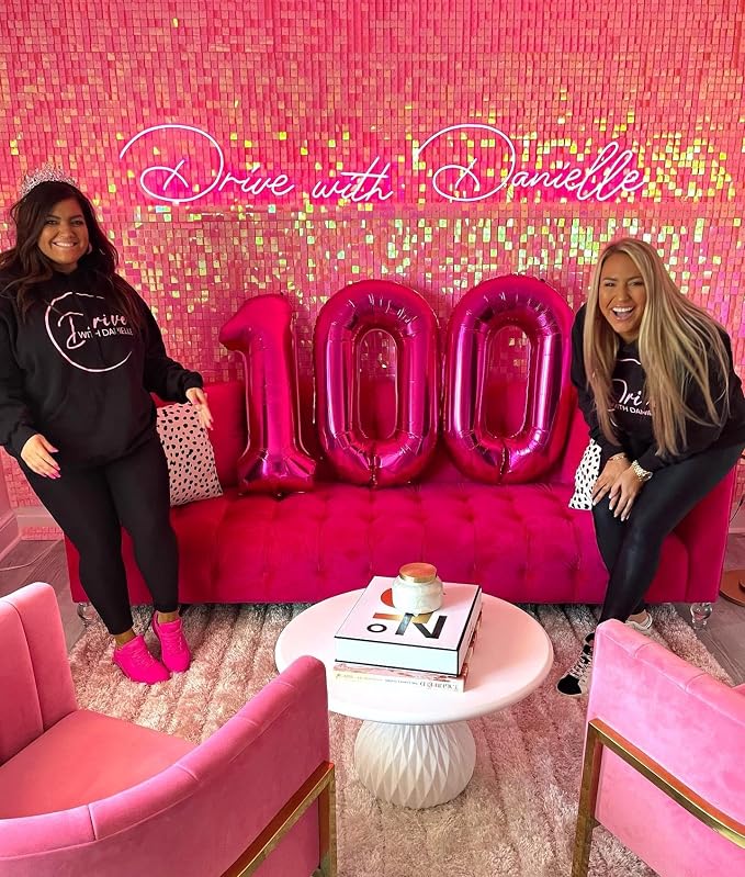 Hot Pink 40 Balloon - Image 4