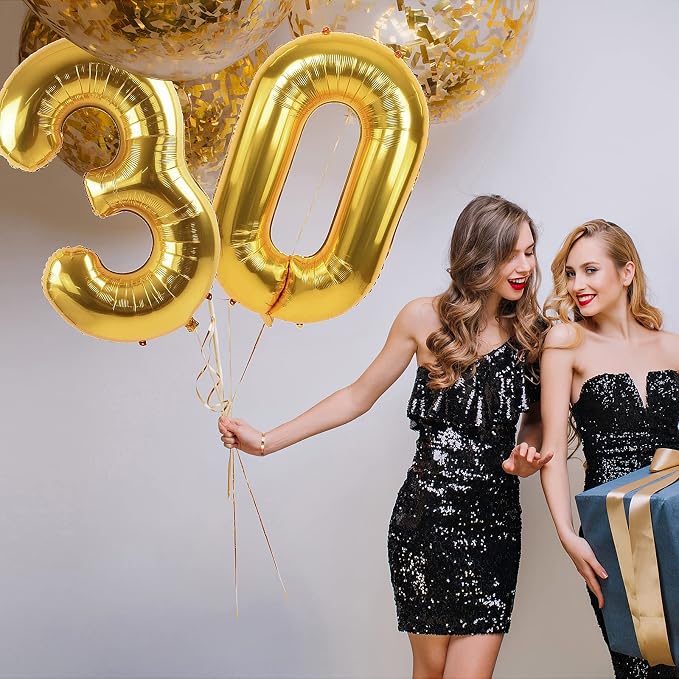 40 inch Number Balloon 0-9 Red Large Number 11 Balloons, Digital Balloons - Image 9