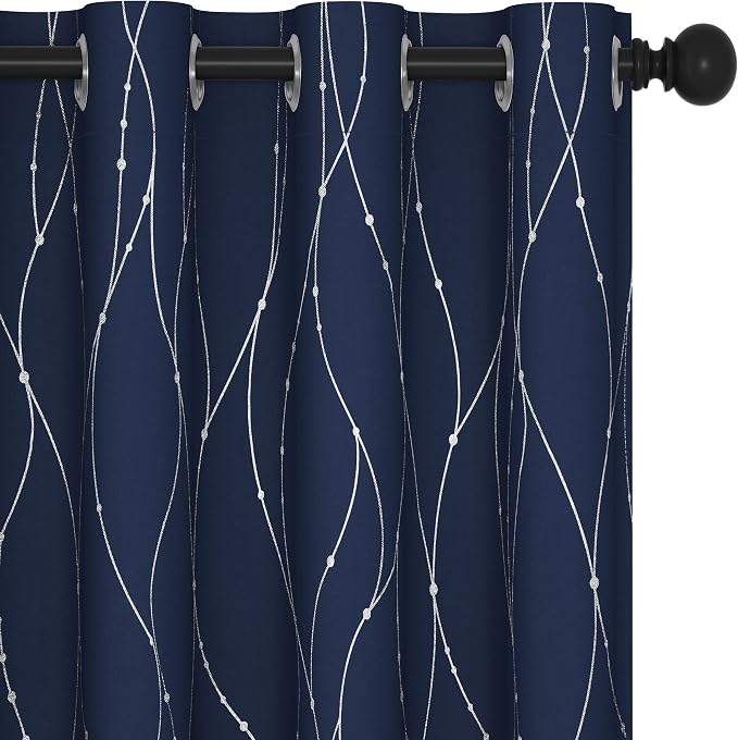 Deconovo Living Room Curtains 54 Inches Long, Thermal Insulated, Room Darkening by Unknown