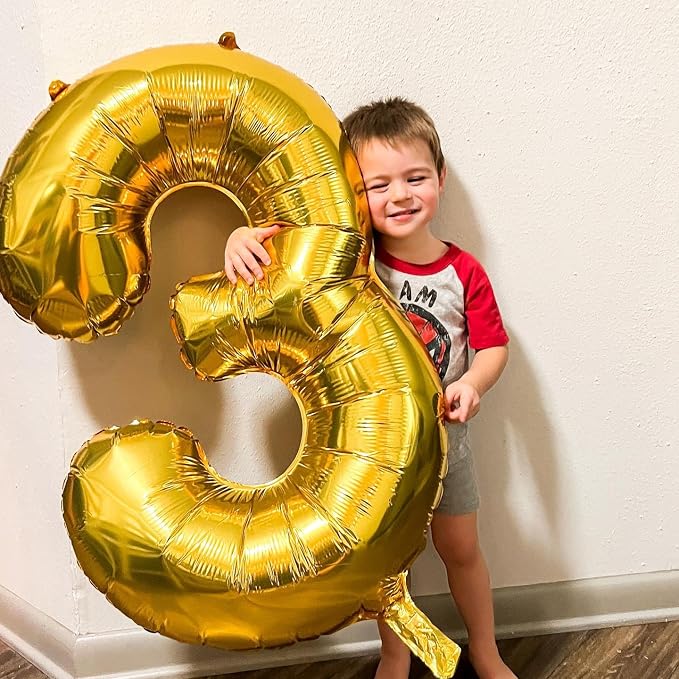 50 Balloon - Gold Birthday Number Balloons, 40 Inch Decorations Men Women | - Image 8
