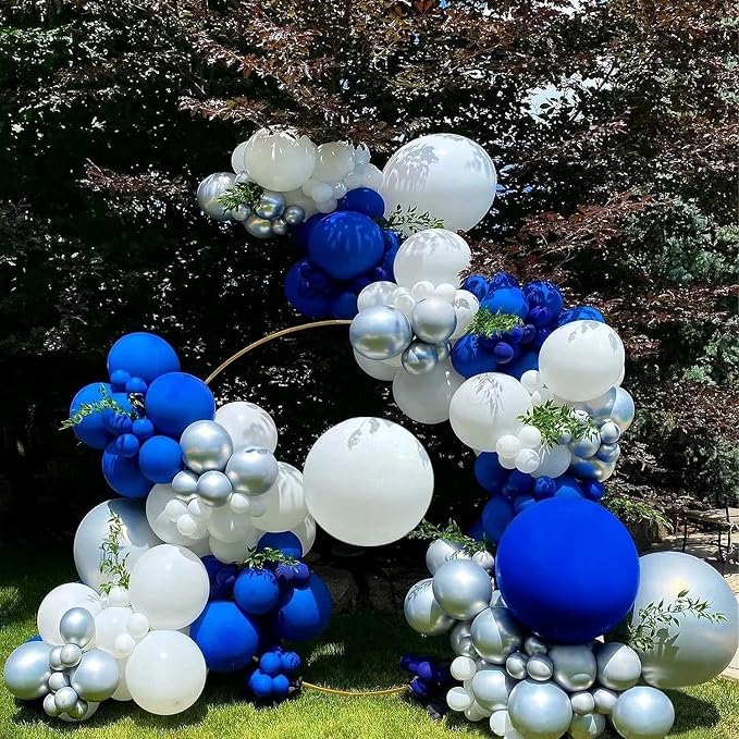 BAUANOOY 100pcs White Balloons 12 inch - Image 7