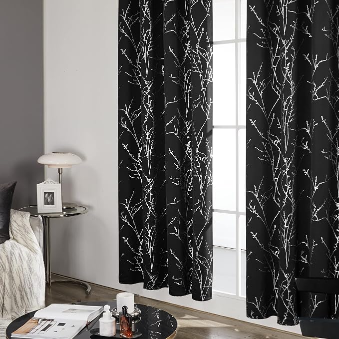Deconovo Living Room Curtains 54 Inches Long, Thermal Insulated, Room Darkening - Image 6