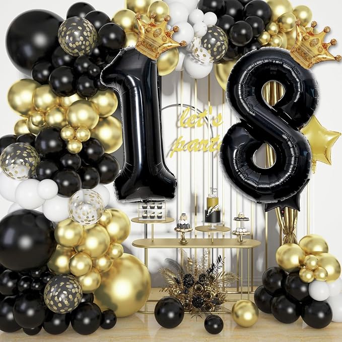 40 inch Large Black 19 Balloon Number - Image 4