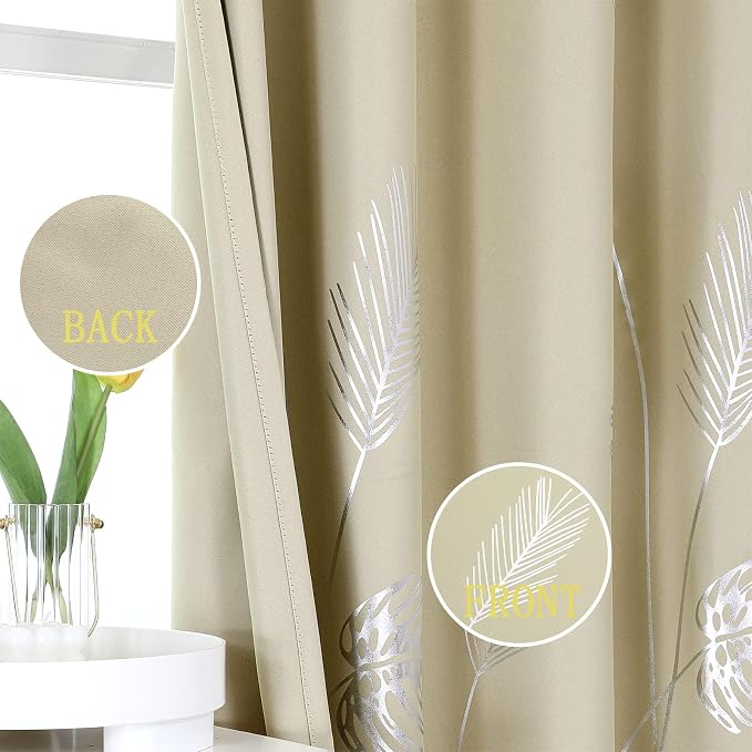 Thermal Insulated Blackout Curtains 108 Inches Long - Image 3