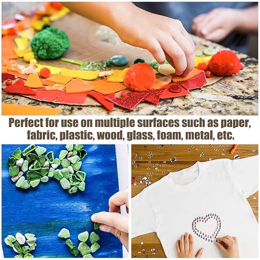 Briartw 1800 Pcs 3/16in Clear Mini Glue Point Dots, 6 Roll Double Sided - Image 4