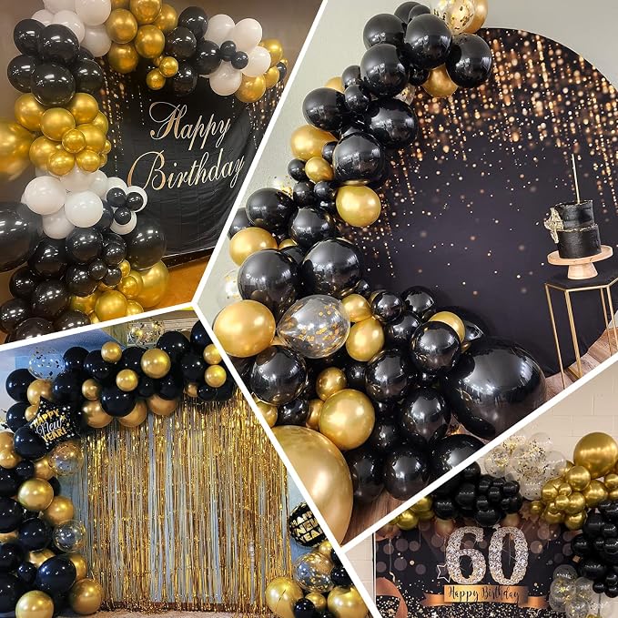 100pcs Gold Metallic Balloons 12 inch Chrome Latex Round Helium balloon | Gold - Image 4