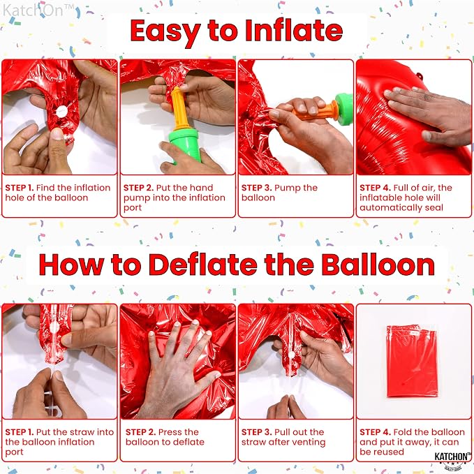 KatchOn, Happy Birthday Number Balloon | Foil Balloon - Image 3