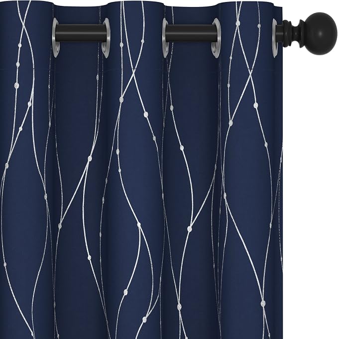 Deconovo Living Room Curtains 54 Inches Long, Thermal Insulated, Room Darkening by Unknown