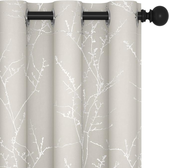 Deconovo Living Room Curtains 45 Inches Long, Thermal Insulated, Room Darkening by Unknown
