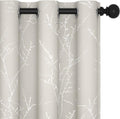 Deconovo Living Room Curtains 45 Inches Long, Thermal Insulated, Room Darkening by Unknown