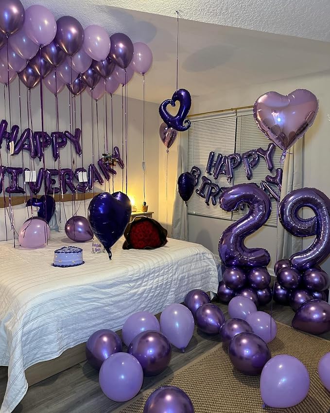 Purple Number 13 Balloon 40 Inch - Image 3