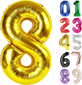 8 Balloon - Gold Birthday Number Balloons, 40 Inch Decorations Men Women | Gold by ALPHADELTAPI