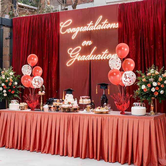Red Balloon Table Centerpiece Kit, 2 Sets Red Balloon Stands - Image 2