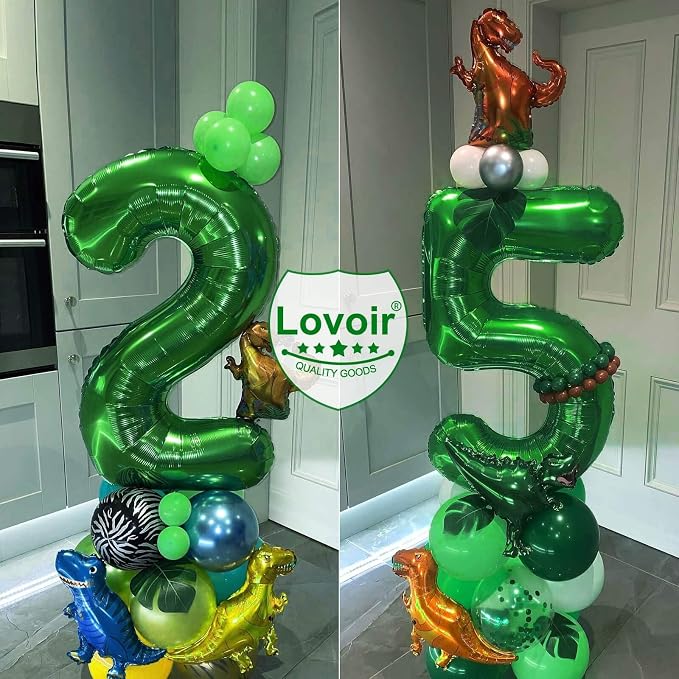 Dark Green 50 Number Balloons, 40 Inch Giant Number 50 Balloons Foil Mylar - Image 4