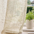 Anmao Taupe Semi Sheer Light Filtering Curtains 96 Inches Long 2 Panels by Anmao
