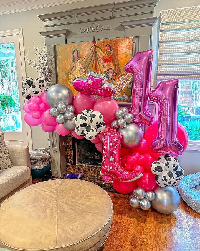 Pink 3 Balloon - Number Balloon 40 Inch, 3rd Pink Birthday Decorations | Large - Image 7