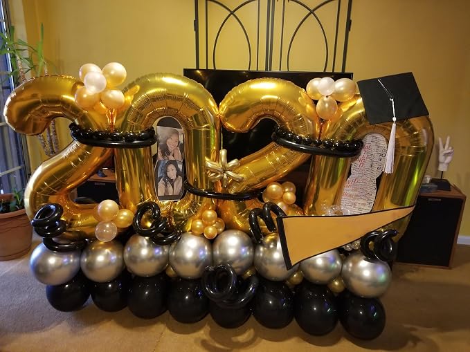 10 Balloon 40 inch Gold Number Balloons - Image 4