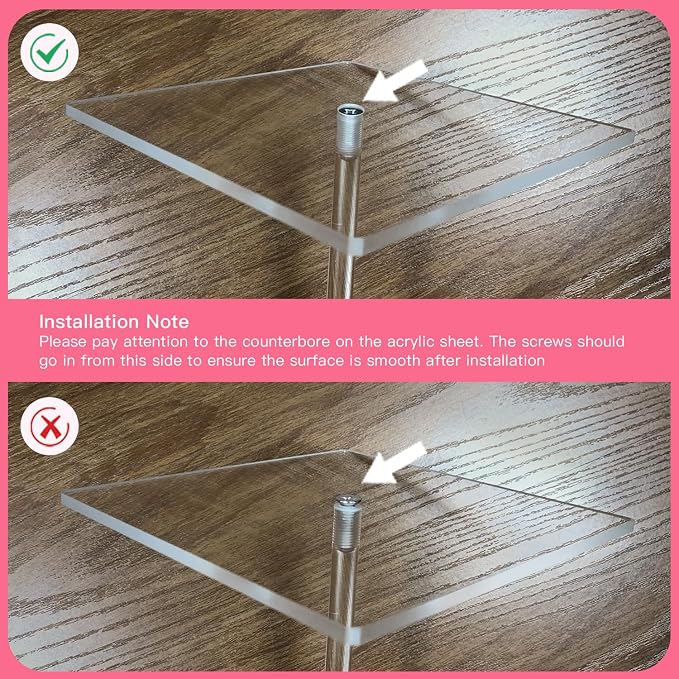 TekXYZ Acrylic Balloon Stand for Table Centerpiece, Adjustable 4-Pack | Adjusts - Image 4