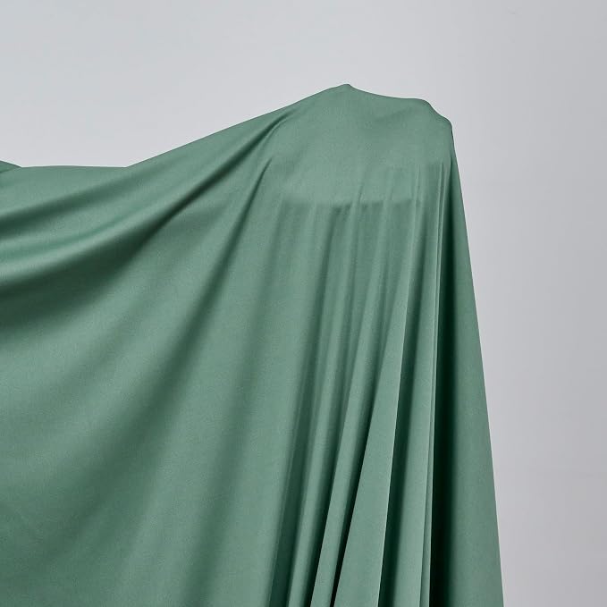 10 ft x 20 ft Sage Green Backdrop Curtains - Image 2