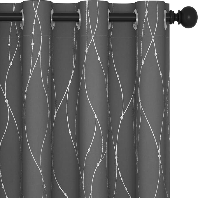 Deconovo Living Room Curtains 72 Inches Long, Thermal Insulated, Room Darkening by Unknown