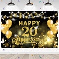 WeBenison Happy 20th Anniversary Backdrop 20th Wedding Anniversary Photography by WeBenison