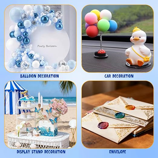 500Pcs Clear Sticky Dots, Sticky Tack 0.31''x0.51'' Removable Mounting Putty - Image 3
