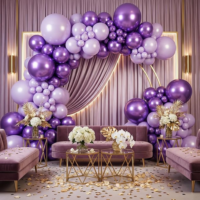 Sempertex Pastel Matte Lilac Balloons, 18 Inch, vibrant color, ships uninflated - Image 3