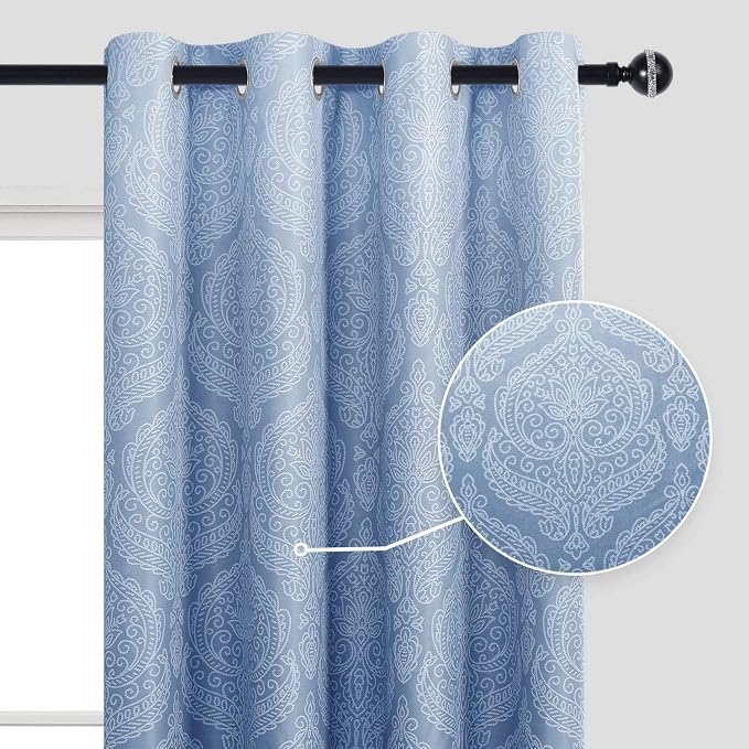 DWCN Ombre Blackout Curtains for Living Room - Image 2