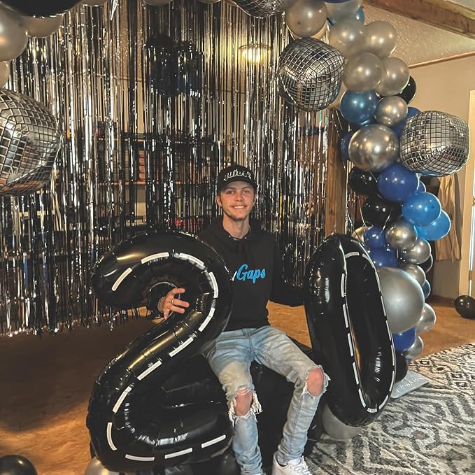 Race Car Number 1 Balloon 40 Inch - Image 8