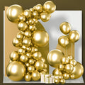 PartyWoo Gold Balloons 120pcs Different Sizes of 18 12 10 5 Inch | Balloons by PartyWoo