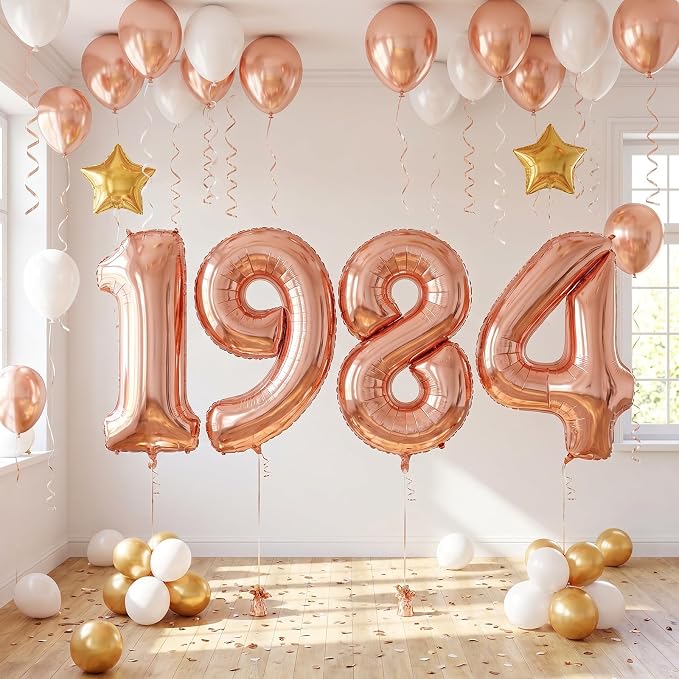 40 Inch Rose Gold Number 9 Balloon, Giant Number Balloons, Birthday Decor | - Image 5