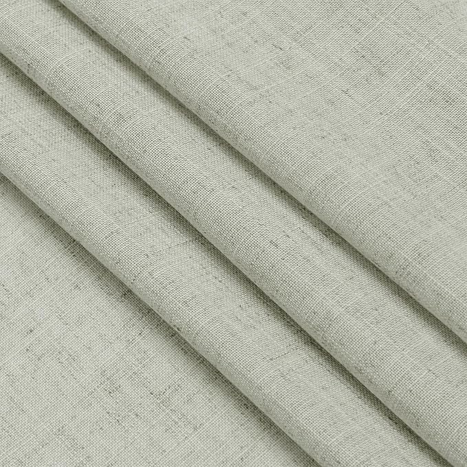 Sage Green Curtains 84 Inch Length 2 Panels Back Tab Rod Pocket Light Filtering - Image 6