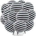 TONIFUL 30Pcs 18 Inch Round Balloons Large Black White Round Shape Foil by TONIFUL