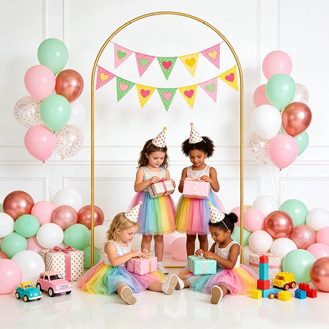 6FT Arch Backdrop Stand, Wedding Arch Backdrop Stand, Balloon Arch Stand | - Image 3