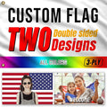 Show Two Designs on One Flag by MisnestCustom