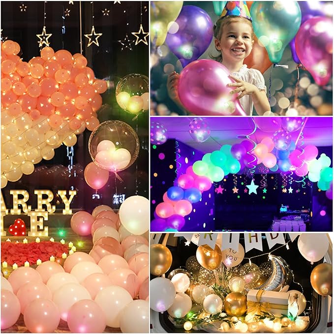 ZGWJ 100PCs Green Balloon Lights Mini, Battery Powered, Long Standby Time - Image 6