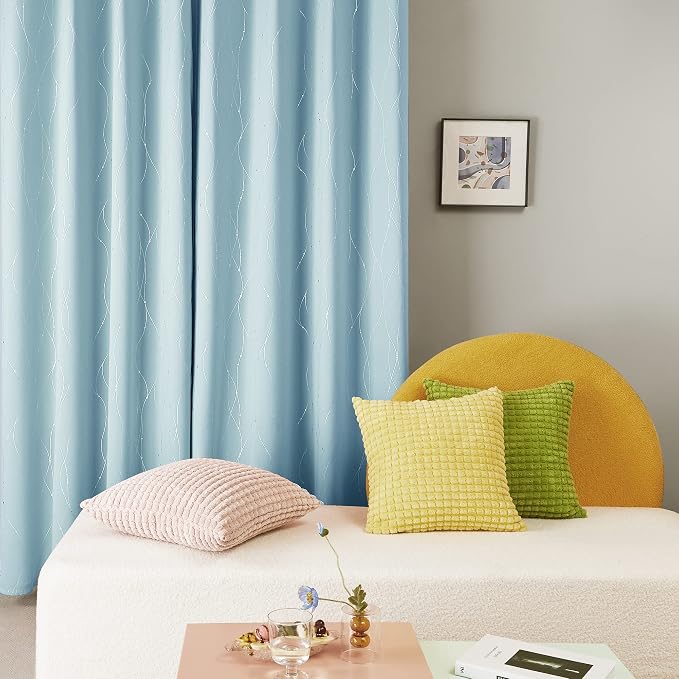 Deconovo Living Room Curtains 84 Inches Long, Thermal Insulated, Room Darkening - Image 7