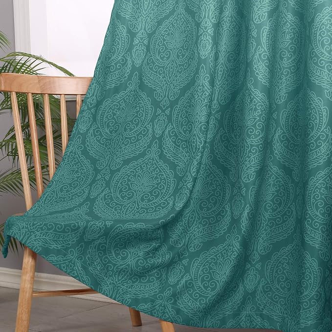DWCN Ombre Blackout Curtains for Bedroom - Image 3
