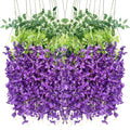 Artificial Flowers Hanging Flowers, Fake Garland Silk Vines Rattan String Decor by WONICE