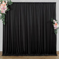 10 ft x 8 ft Wrinkle Free Black Backdrop Curtain by Outpain
