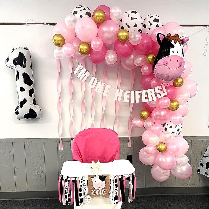 Giant Number Balloons 6, Cow Print Number 6 Balloons - Image 6