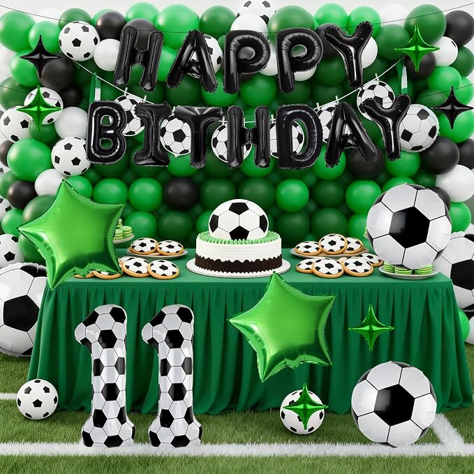 40 Inch Soccer Number 6 Balloon Set, Soccer Birthday Party Decorations | Sports - Image 6