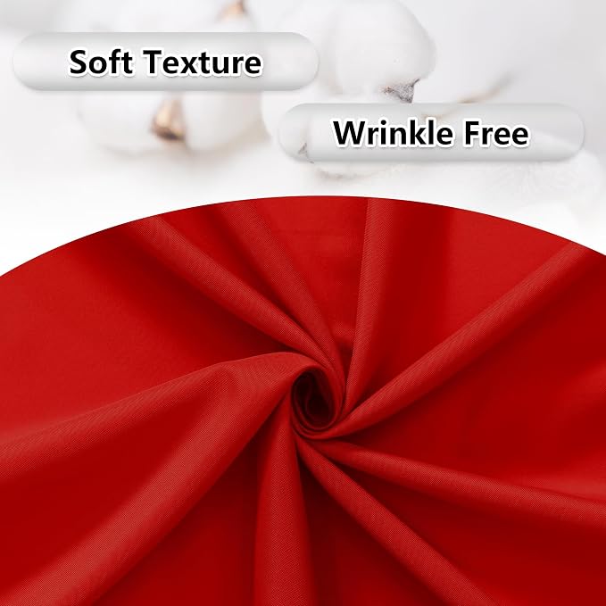 Red Backdrop Curtains for Christmas Party Valentine's Day Arch Stage Wedding - Image 6